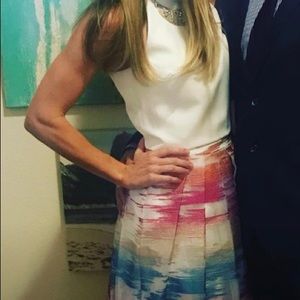 Belle Badgley Mischka skirt & crop top